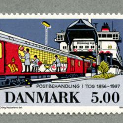 デンマーク 1997年鉄道郵便