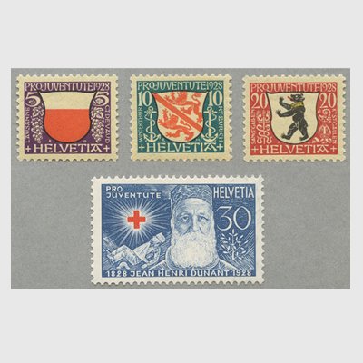 スイス 1928年慈善切手４種 - 日本切手・外国切手の販売・趣味の切手 ...