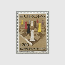 サンマリノ 1965年ヨーロッパ切手 チェス
