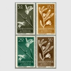スペイン領サハラ 1956年キンギョソウなど4種