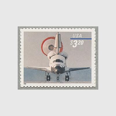 アメリカ 1998年着陸するスペースシャトル額面3.20ドル - 日本