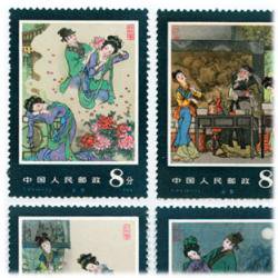 中国 1984年古典文学「牡丹亭」4種