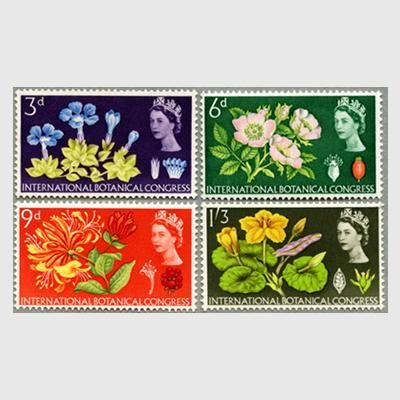 イギリス 1964年植物会議4種 日本切手 外国切手の販売 趣味の切手専門店マルメイト イギリス 1964年植物会議4種 日本切手 外国切手の販売 趣味の切手専門店マルメイト