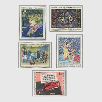 フランス 1965年美術切手 - 日本切手・外国切手の販売・趣味の切手専門店マルメイト