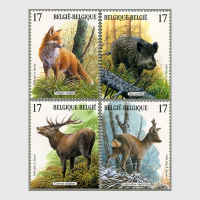 ベルギー 1998年野生動物4種 - 日本切手・外国切手の販売・趣味の切手 