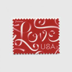 アメリカ 2012年ラブ切手