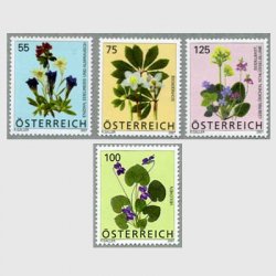 オーストリア 2007年普通切手花