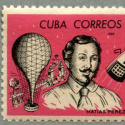 キューバ 1965年宇宙飛行士Matias Perez2種