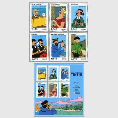 セール商品が満載 フランス 2007年タンタンの冒険 - 日本切手・外国切手の販売 コレクション