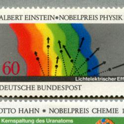 西ドイツ 1979年ドイツ人ノーベル賞受賞者誕生100年3種
