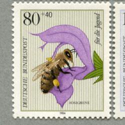 西ドイツ 1984年昆虫4種