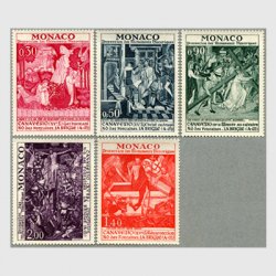 モナコ 1972年15世紀のフレスコ画5種