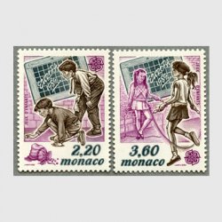 モナコ 1989年ヨーロッパ切手2種