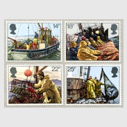 イギリス 1981年漁業4種