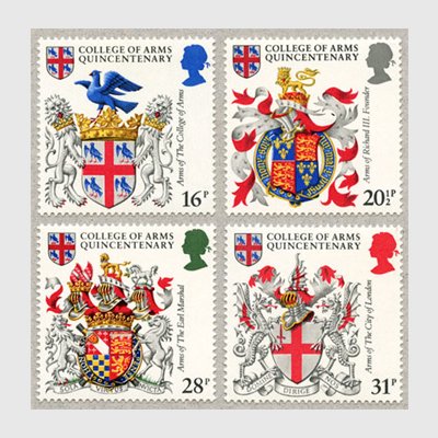 イギリス 1984年イギリス紋章院4種 - 日本切手・外国切手の販売・趣味