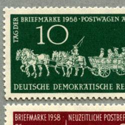 東ドイツ 1958年切手の日2種 - 日本切手・外国切手の販売・趣味の切手