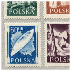 ポーランド 1956年観光産業4種