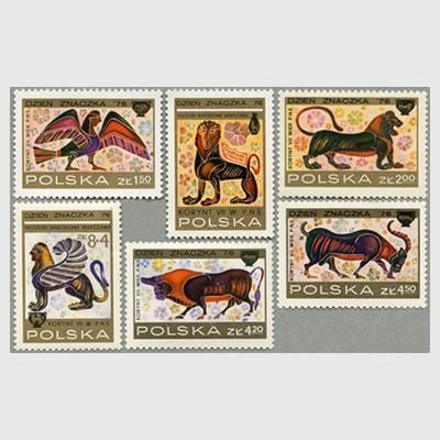 ポーランド 1976年切手の日6種 - 趣味の切手専門店マルメイト | 外国