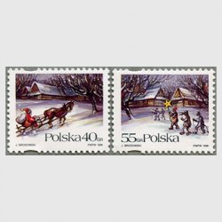 ポーランド 1996年クリスマス2種