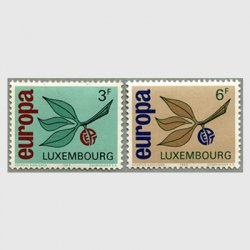 ルクセンブルグ 1965年ヨーロッパ切手2種
