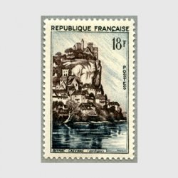 フランス 1957年観光切手 Beynac-Cazenac
