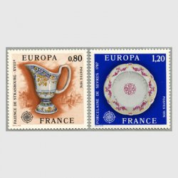 フランス 1976年ヨーロッパ切手2種