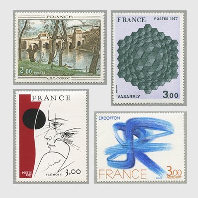 フランス 1977年美術切手 - 日本切手・外国切手の販売・趣味の切手専門店マルメイト