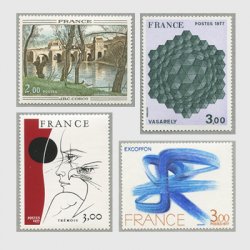 フランス 1977年美術切手