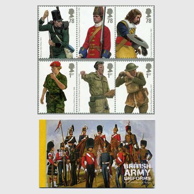 イギリス 07年英国陸軍の軍服 日本切手 外国切手の販売 趣味の切手専門店マルメイト