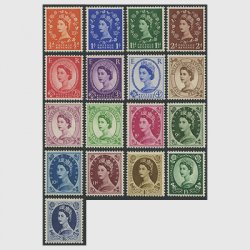 イギリス 1939-48年普通切手・高額図案6種(LH) - 日本切手・外国切手の 