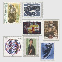 フランス 1980年美術切手