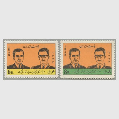 イラン 1915年 アフマド国王戴冠小包郵便加刷 D07-148-