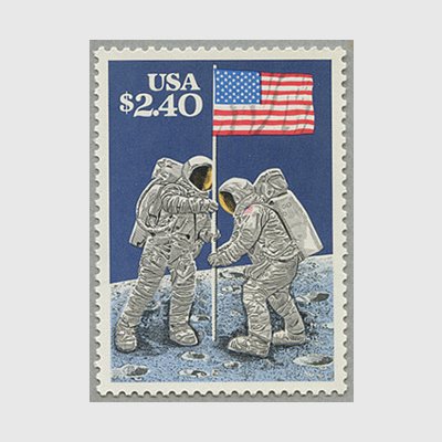 アメリカ 1989年月面着陸20年 - 日本切手・外国切手の販売・趣味の切手専門店マルメイト