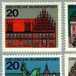西ドイツ 1964年西ドイツの州都の風景12種