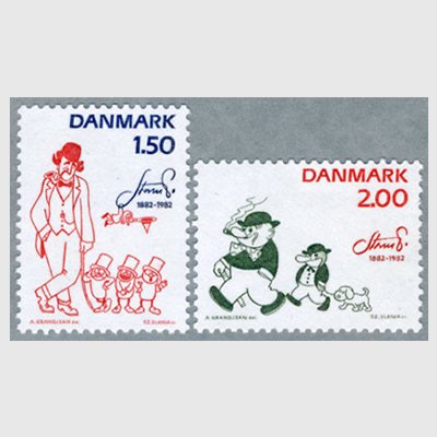 デンマーク 1982年ピーターとペンギンのPingなど2種 - 日本切手・外国切手の販売・趣味の切手専門店マルメイト