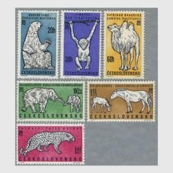 チェコスロバキア 1967年Tatra国立公園の小動物6種 - 日本切手