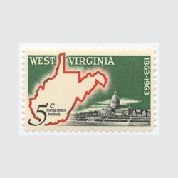 アメリカ 1963年ウェストバージニア州100年