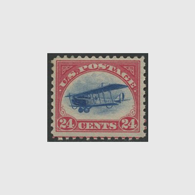 アメリカ 1918年航空切手24c - 日本切手・外国切手の販売・趣味の切手専門店マルメイト