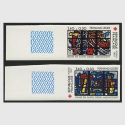 フランス無目打切手 1981年赤十字切手2種