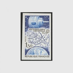 フランス無目打切手 1983年国立中央気象台