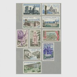 フランス 1960年観光切手10種