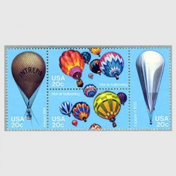 アメリカ 1983年 気球200年4種