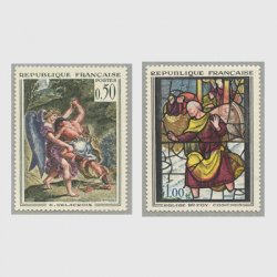 フランス 1963年美術切手（ドラクロワ他）