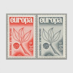 フランス 1965年ヨーロッパ切手2種