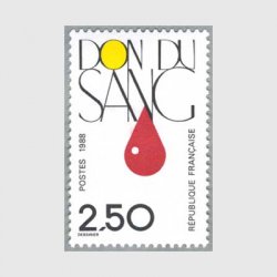 フランス1988年 献血