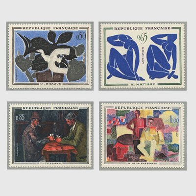 フランス 美術シリーズ・デュフィの絵画切手 未使用 1965 - コレクション