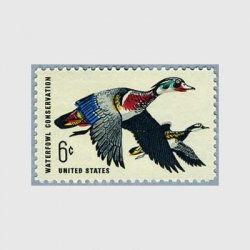 アメリカ 1968年水鳥保護アメリカオシドリ