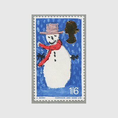 イギリス 1966年クリスマス雪だるま - 日本切手・外国切手の販売・趣味