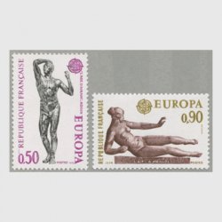 フランス 1974年ヨーロッパ切手2種