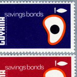 ガイアナ 1968年貯蓄債券2種